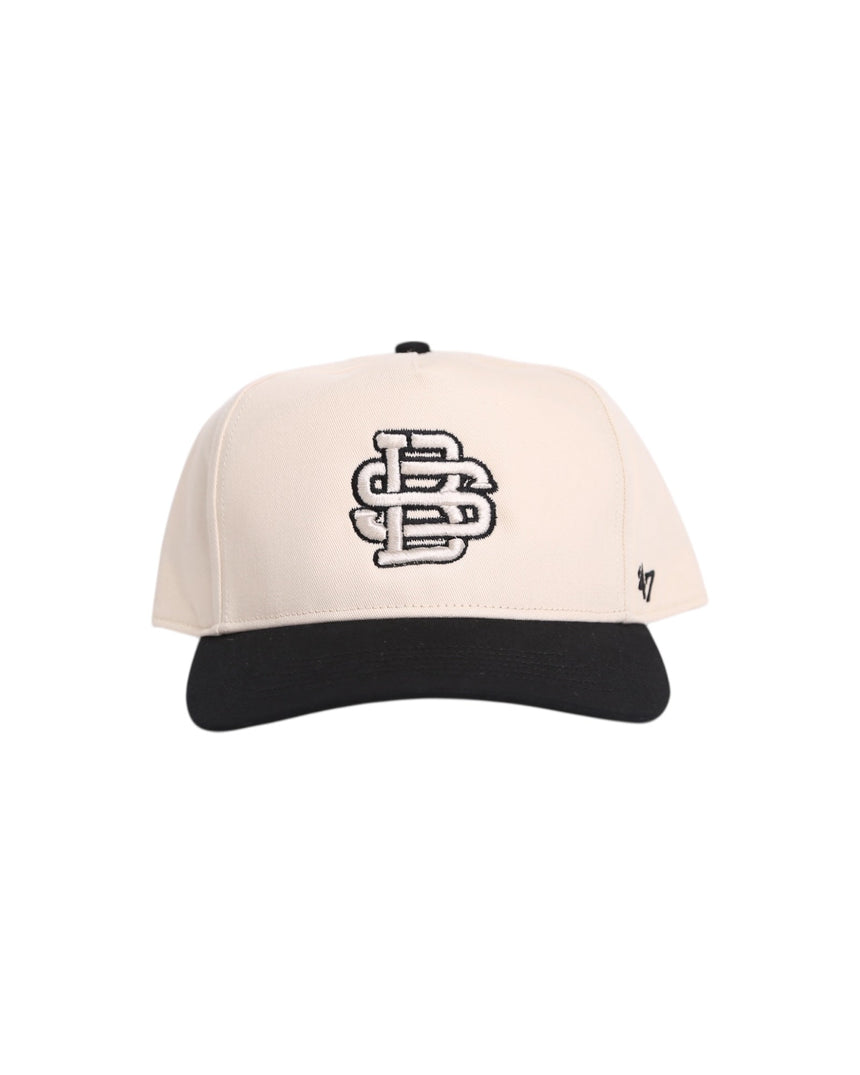 Spin Limit x 47' Mlb Embroidery Hitch Hat - Crème Noir - Spin Limit Boardshop