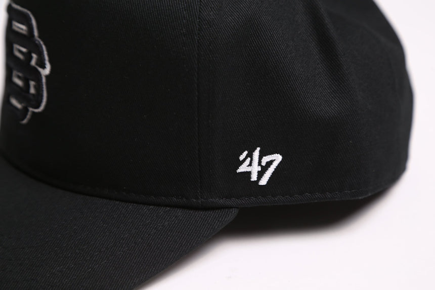 Spin Limit x 47' Mlb Embroidery Hitch Hat - Noir - Spin Limit Boardshop