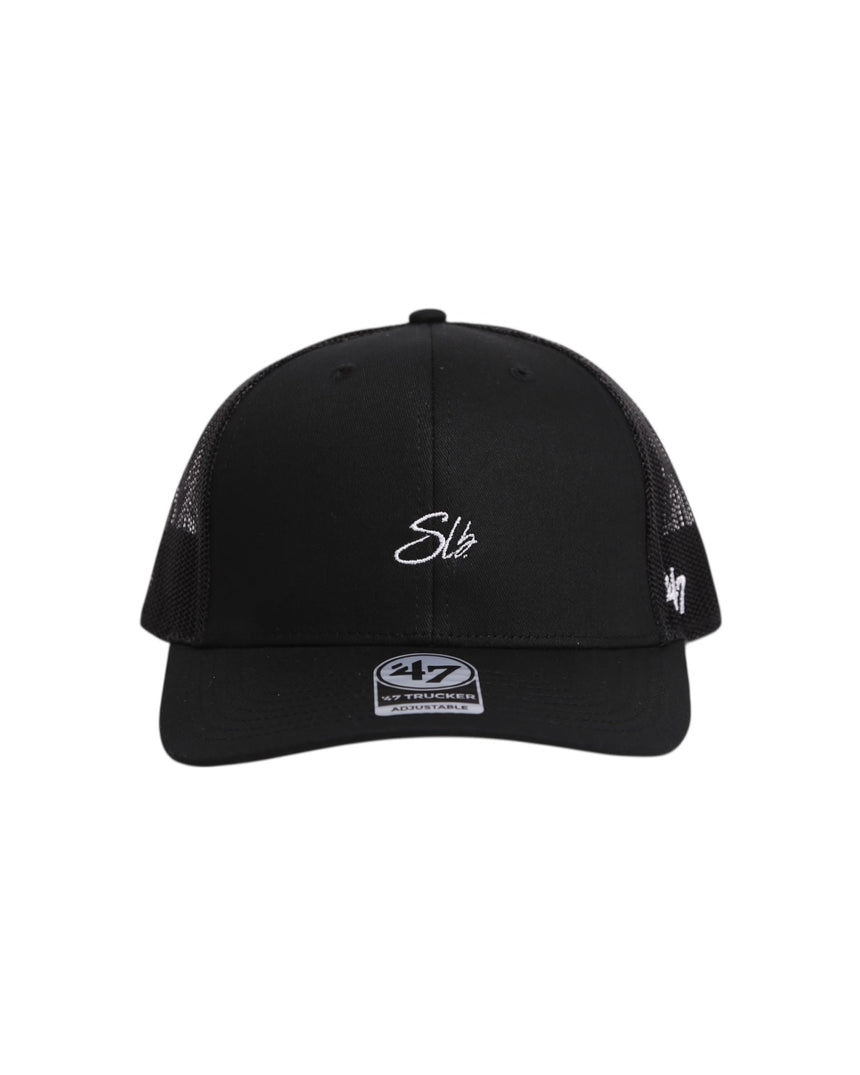 Spin Limit x 47' Slb Signature Retro Hat - Black - Spin Limit Boardshop