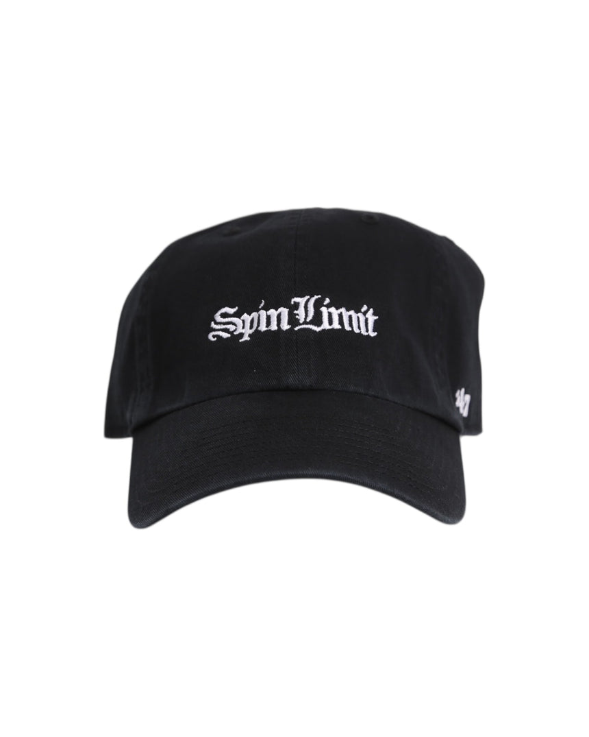 Spin Limit x 47' Times Logo Clean Up Hat - Noir - Spin Limit Boardshop