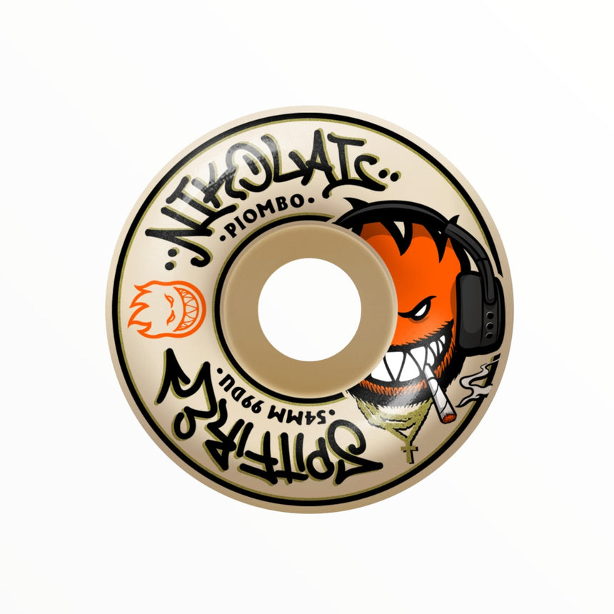 Spitfire F4 99 Nikolai Pro Edition Classic - Natural Orange - Spin Limit Boardshop