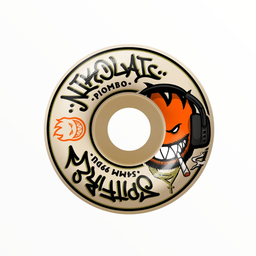 Spitfire F4 99 Nikolai Pro Edition Classic - Natural Orange - Spin Limit Boardshop