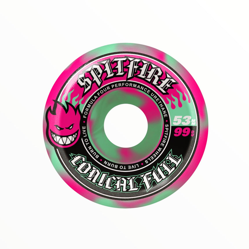 Spitfire F4 99 Team Conical Full - Swirl 53mm - Spin Limit Boardshop