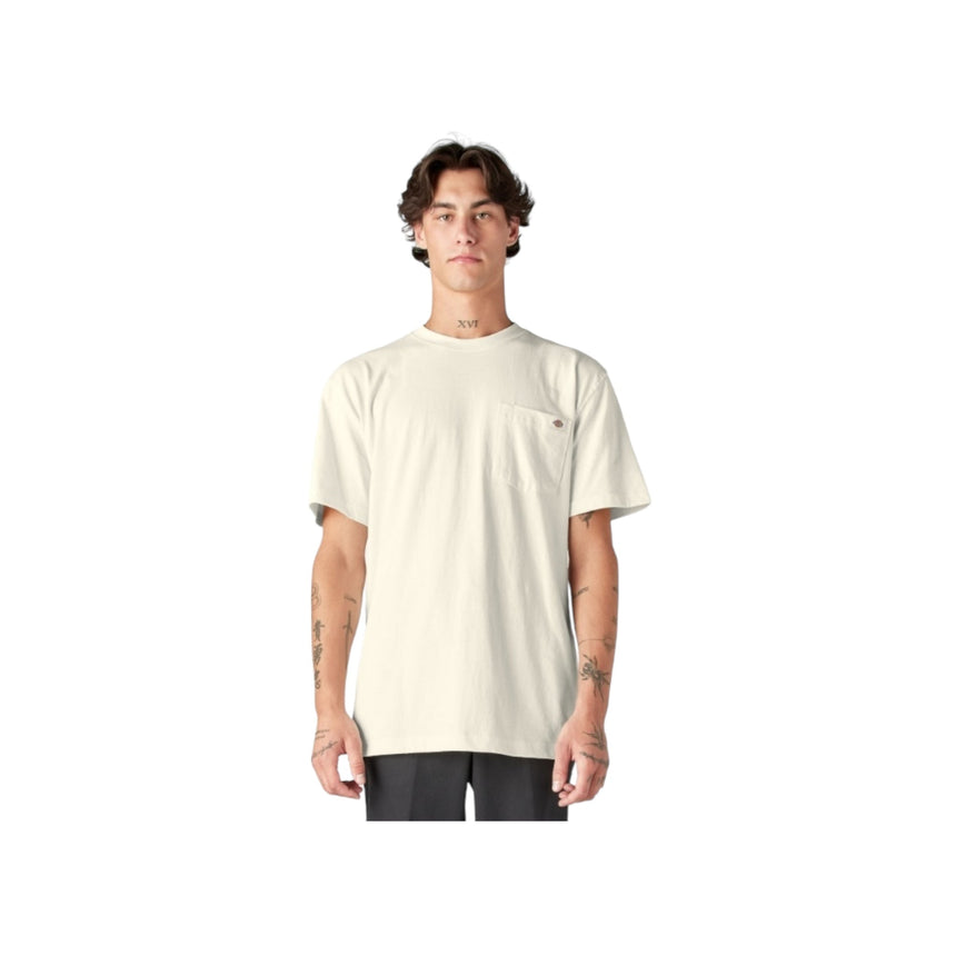 T - Shirt Heavy Crew Pocket Dickies - Creme - Spin Limit Boardshop