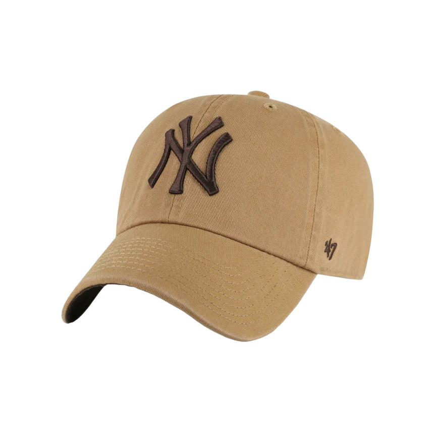 47 Brand MLB Clean Up New York Yankees - Khaki Brown - Spin Limit Boardshop