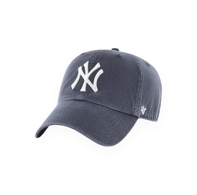 47 Brand MLB Clean Up New York Yankees - Navy White - Spin Limit Boardshop