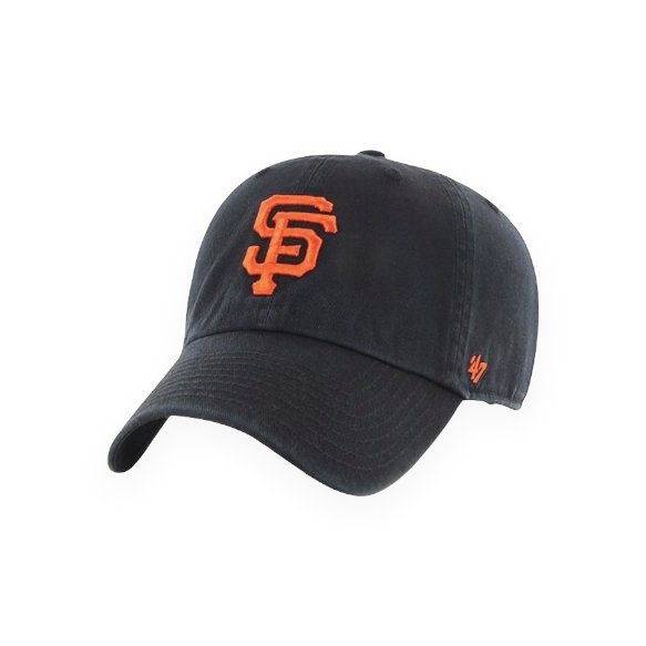 47 Brand MLB Clean Up San Francisco Giants - Black Orange - Spin Limit Boardshop
