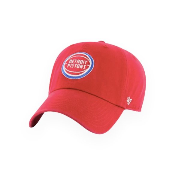 47 Brand NBA Clean Up Detroit Pistons - Red - Spin Limit Boardshop