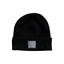 Frosted Patched Embroidered Beanie - Black - Spin Limit Boardshop