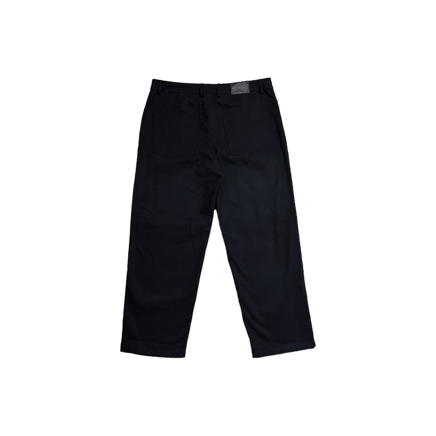 Frosted Stretchy Cotton Pants - Black - Spin Limit Boardshop