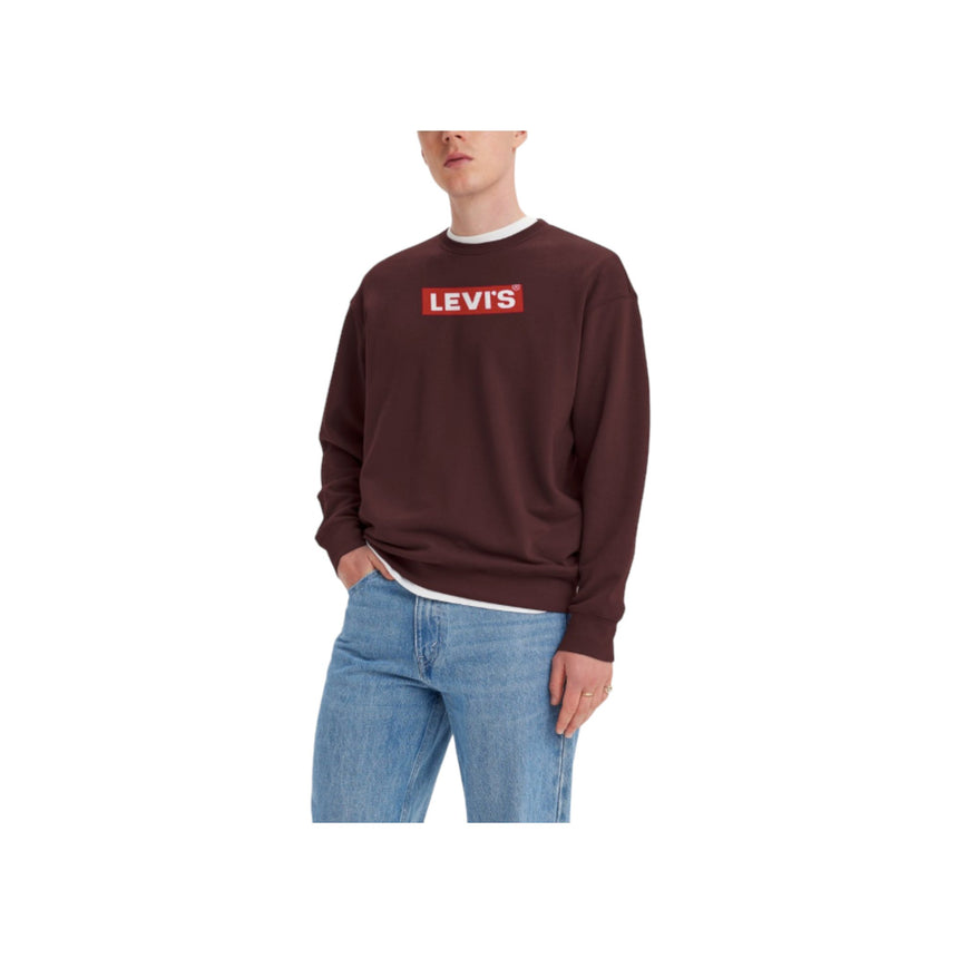 Levi's Relaxed Graphic Crewneck - Burgundy - Spin Limit Boardshop