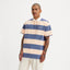 Levi's Union Rugby Polo Tee - Pink stripe - Spin Limit Boardshop