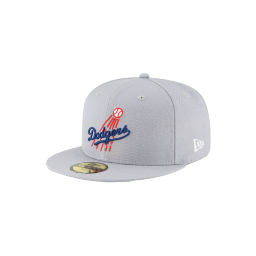New Era Cap 59Fifty Fitted - MLB LA Dodgers Grey - Spin Limit Boardshop