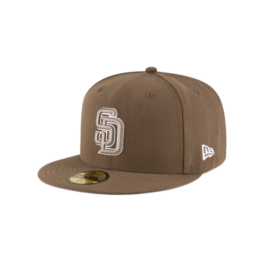 New Era Cap 59Fifty Fitted - MLB San Diago Padres Olive - Spin Limit Boardshop