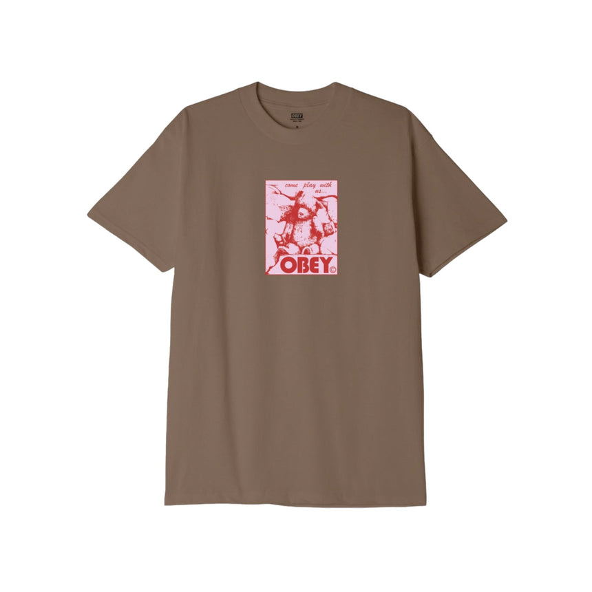 Obey Come Play With Us Tee - Silt - Spin Limit Boardshop