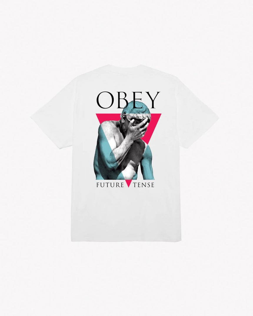 Obey Future Tense Tee - White - Spin Limit Boardshop
