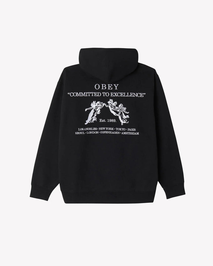 Obey Icon Excellence Hood - Black - Spin Limit Boardshop