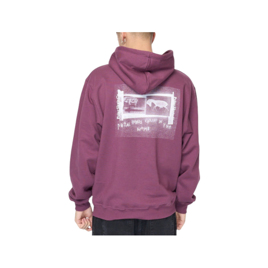 Polar Co. Dave Hoodie Beautiful Horses - Plum - Spin Limit Boardshop