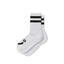 Polar Co. Happy Sad Rib Socks - White - Spin Limit Boardshop