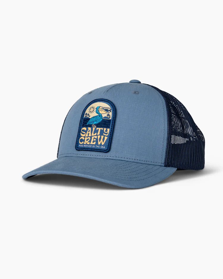 Salty Crew Seaside Retro Trucker Hat - Navy - Spin Limit Boardshop