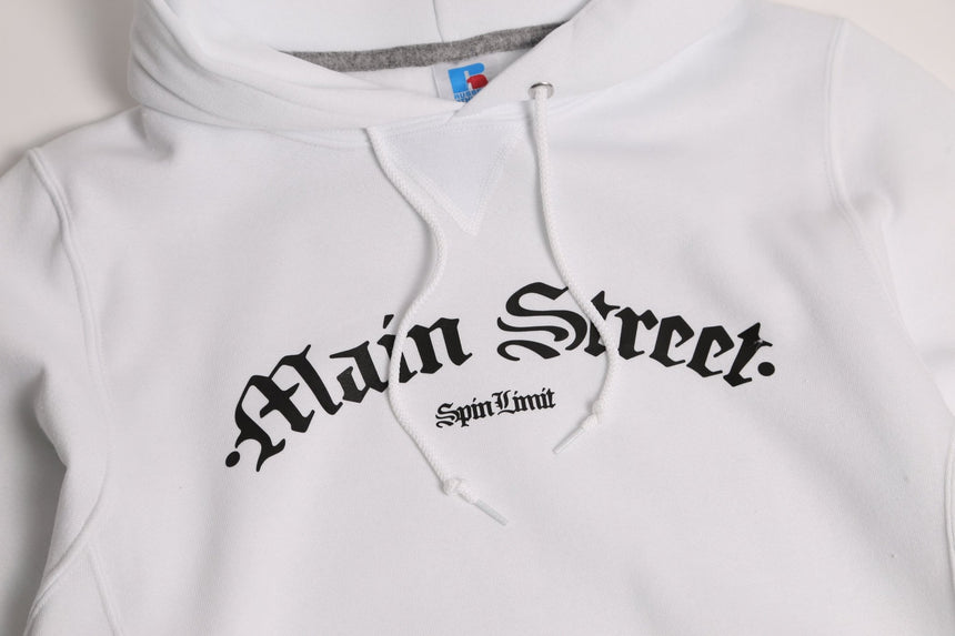 Spin limit Main Street Hood - White - Spin Limit Boardshop