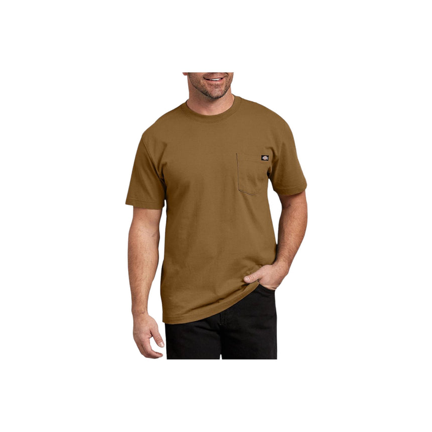 T-Shirt Heavy Crew Pocket Dickies - Brown - Spin Limit Boardshop